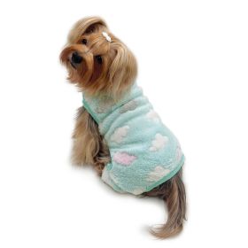Ultra Plush Fluffy Clouds Front Sleeveless Pajamas - XL