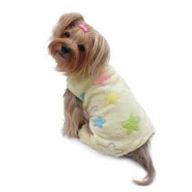 Ultra Plush Colorful Stars Front Sleeveless Pajamas - XS