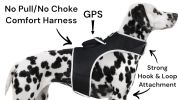 Rechargeable GPS Collar Dog Tracking Chip w/ Battery Alert Waterproof Size:XS