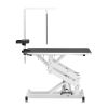 "Heavy-Duty Hydraulic Dog Grooming Table with Anti-Static Top, Adjustable Z-Lift (21"-36"), Armrests, Leash Covers, Tool Organizers, Hooks