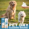 Yegbong Pet Dry Cleaning Mousse Wash For Young Cats And Dogs Wash Free To Odor And Smooth Hair Cleaning