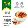 Dog Peanut Butter Bones with Cranberry Rawhide Free Chew Treats Pet Natural Mini & Big Organic Snacks Healthy Collagen & Bulk Best Chews for Small & L