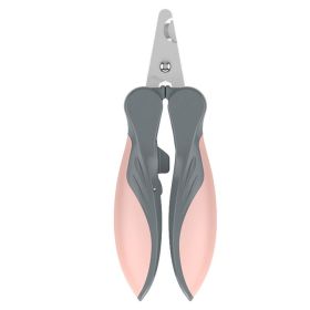 Pet dog nail clippers (Color: Pink)